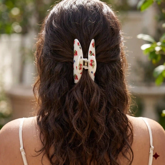 Summer Berry Vintage Hair Claw