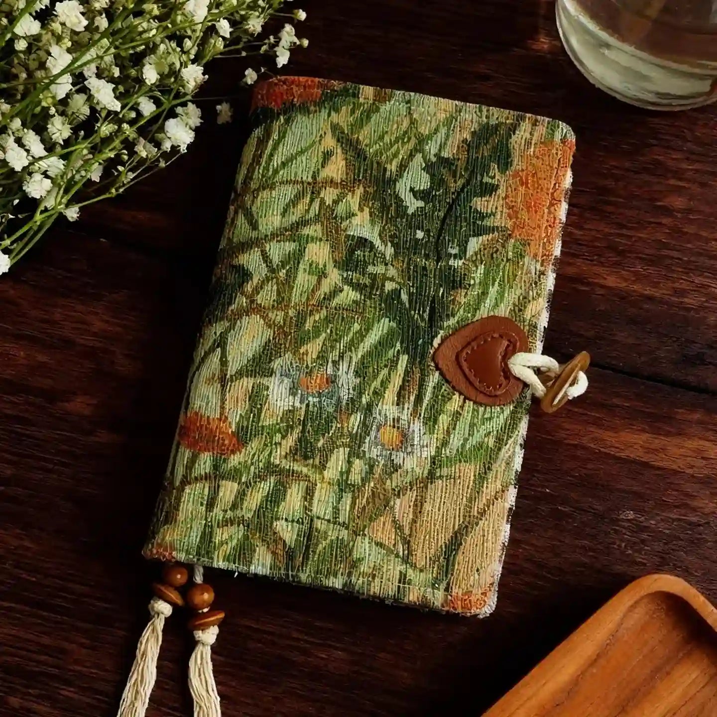 Kelsang Flower Fabric A6 Journal