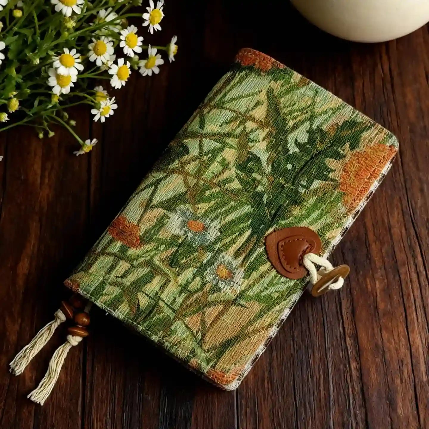 Kelsang Flower Fabric A6 Journal