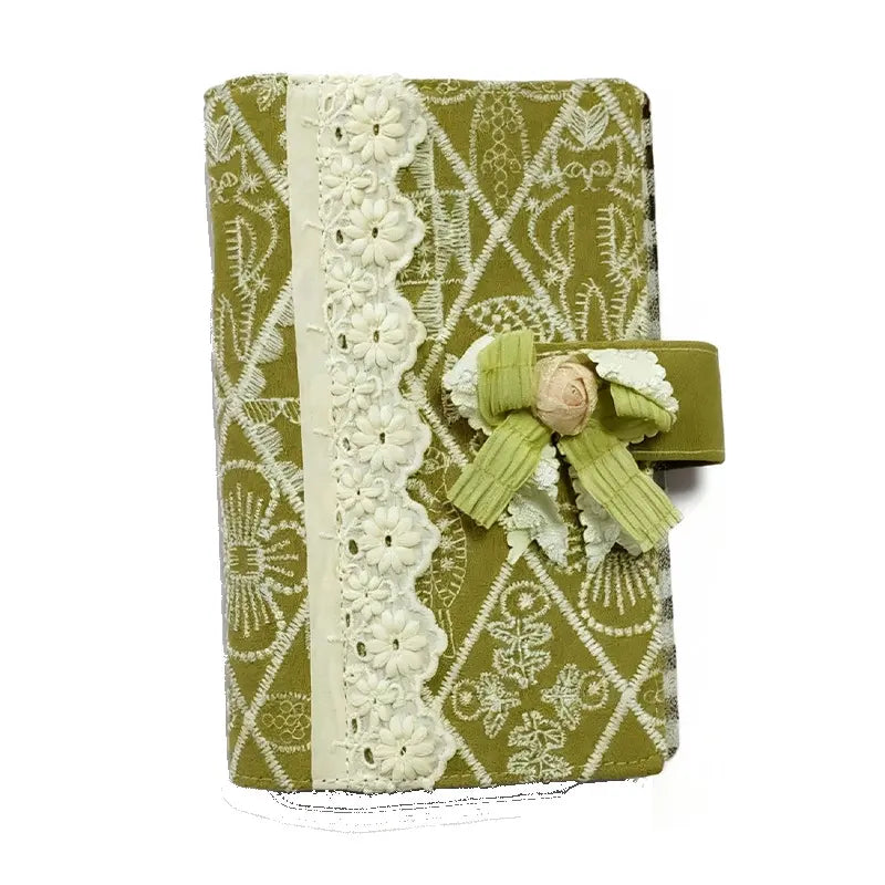 Flower Fabric A6 Journal