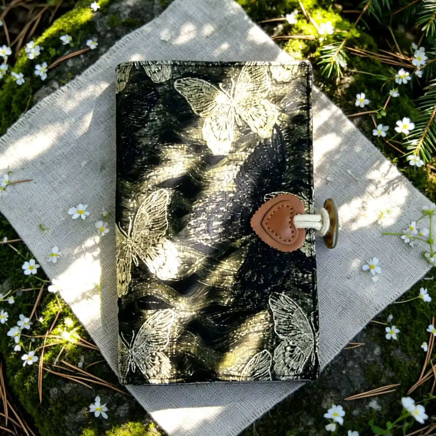 Butterfly Fabric A6 Journal