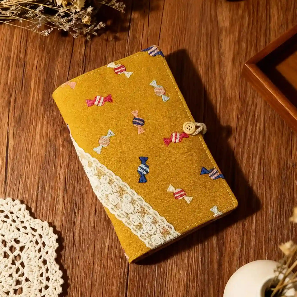 Candy Fabric A6 Journal