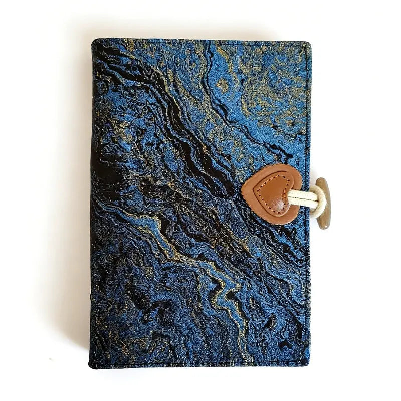 Blue Marble Fabric A6 Journal