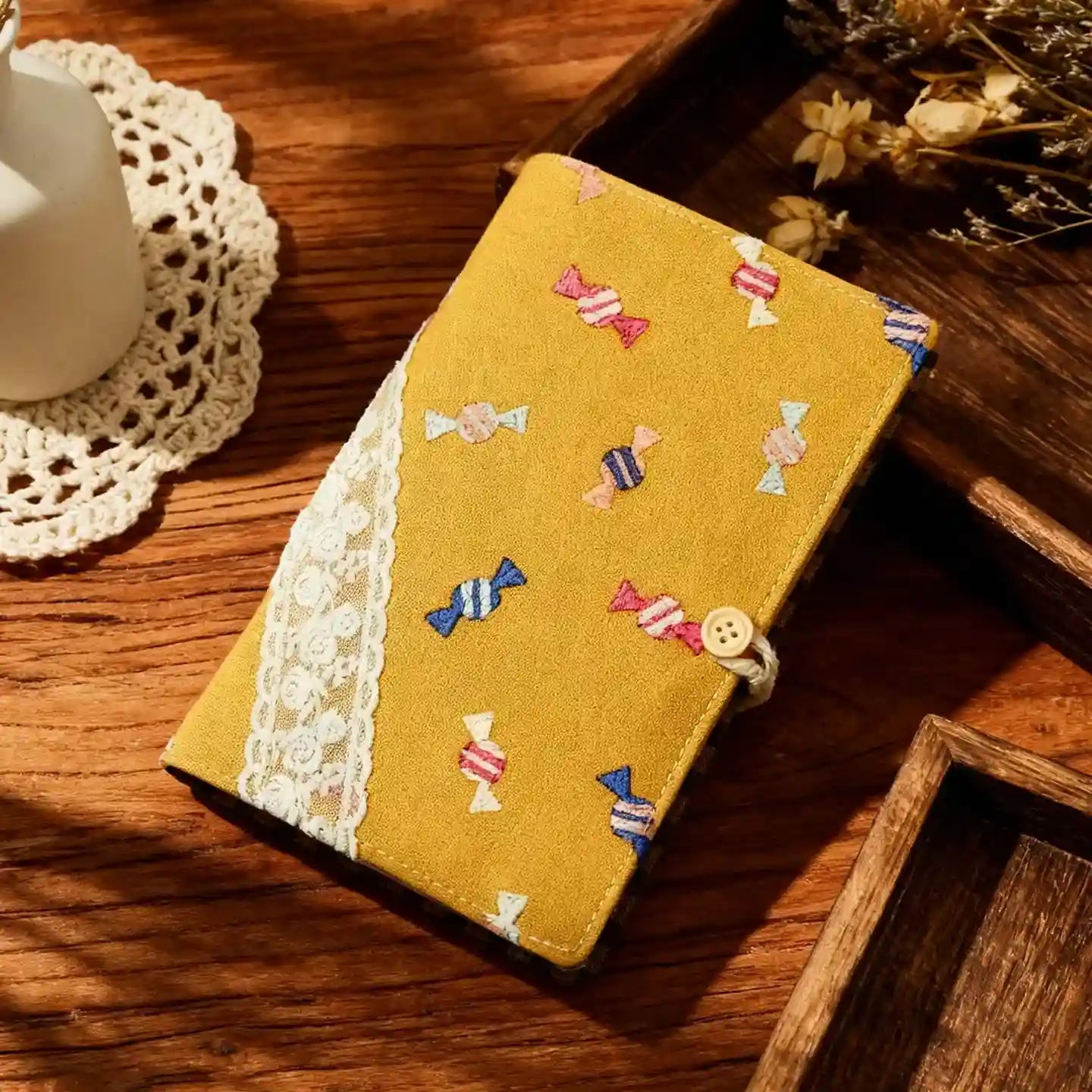 Candy Fabric A6 Journal