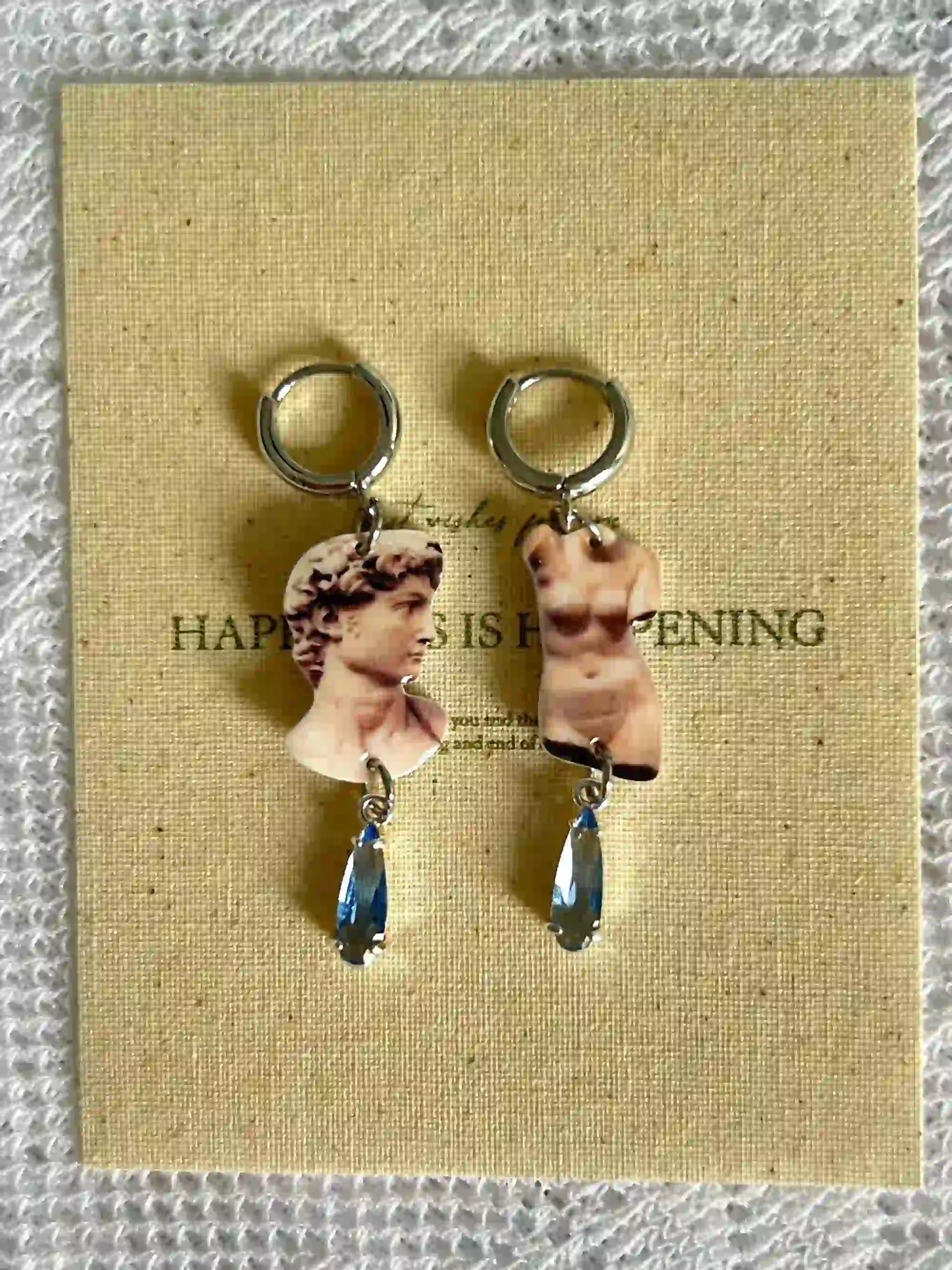 Renaissance Muse Mismatched Earrings