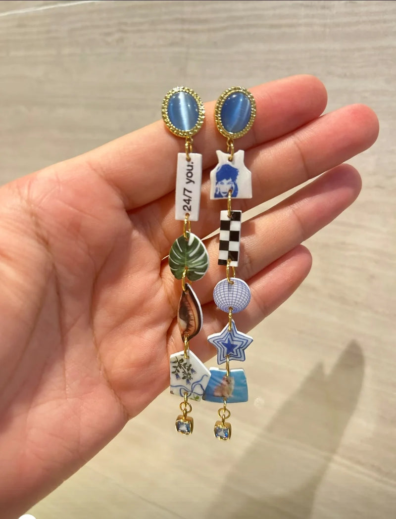 product:the-daydream-collage-asymmetric-statement-earrings