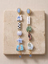 The "Daydream Collage" Asymmetric Statement Earrings