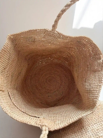 Flora Web-Tragetasche & Hut