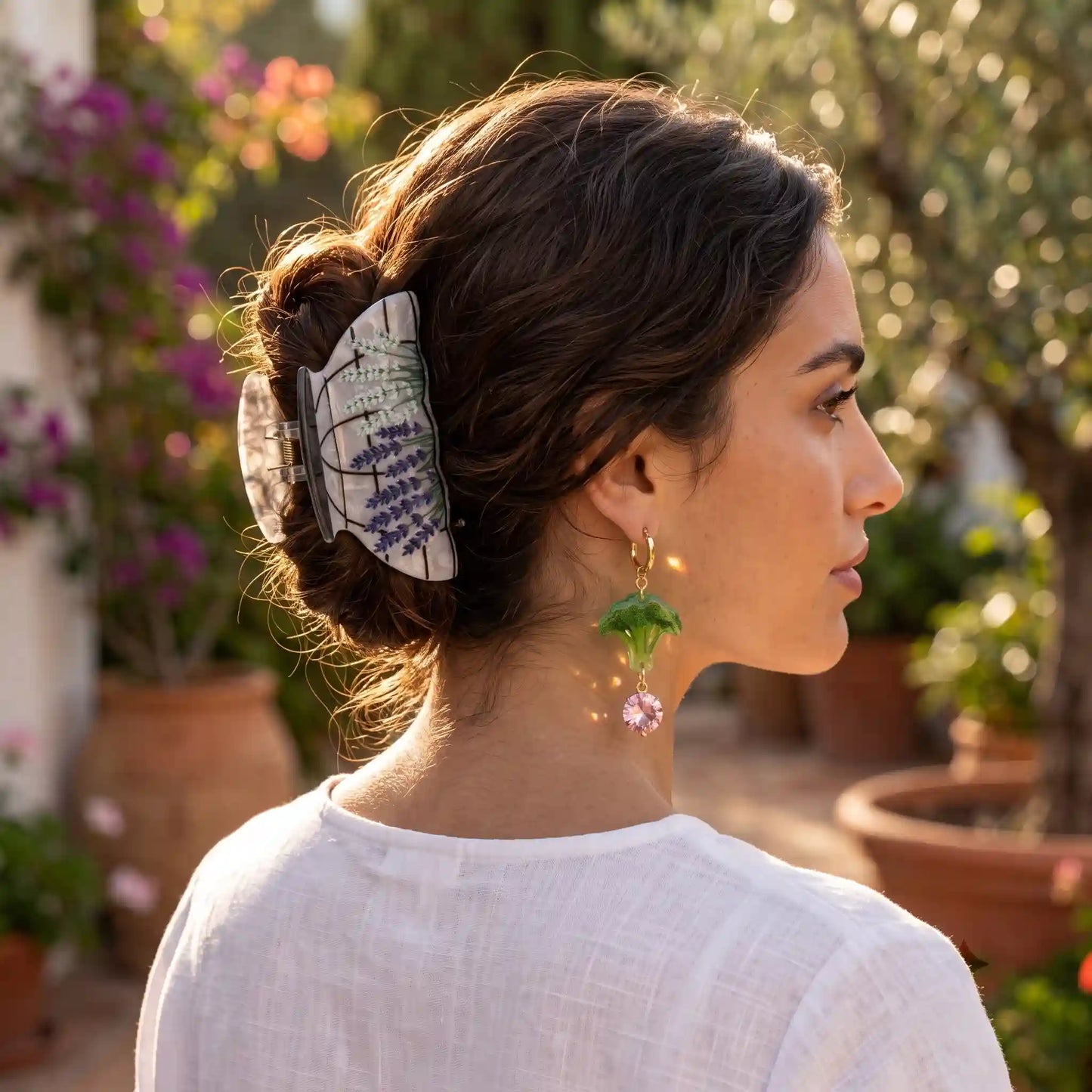 Garden Lantern Hair Claw
