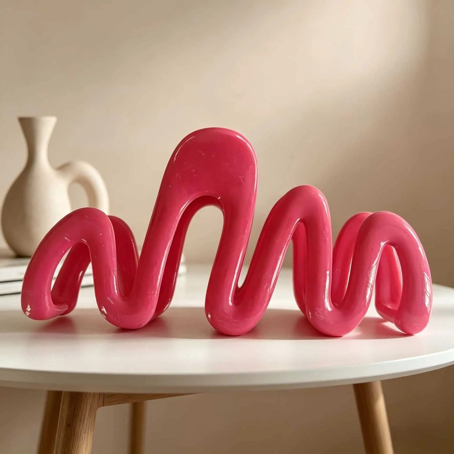 Sculptural "M" Wave Claw