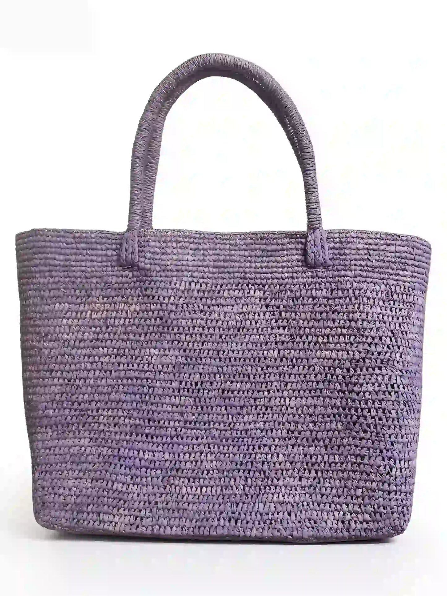 Classic Woven Raffia Tote