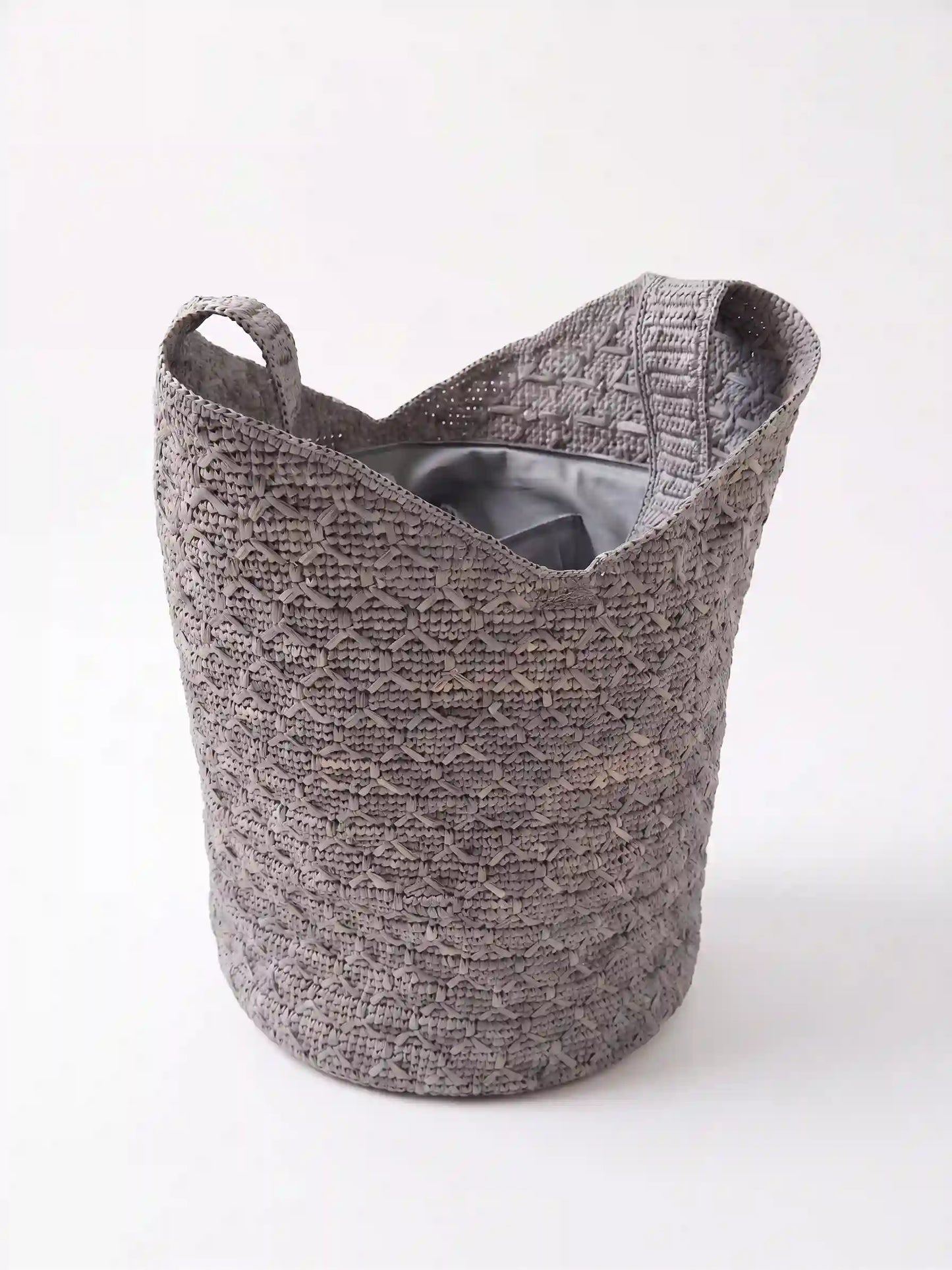 Sculptural Chevron Woven Tote