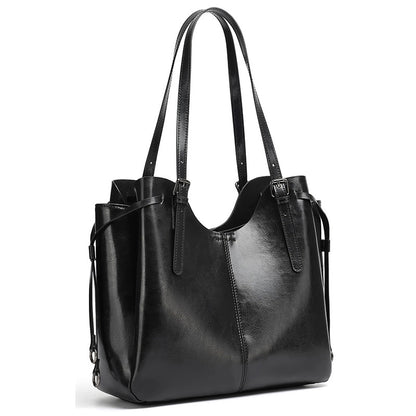 Everyday Genuine Leather Bucket Tote