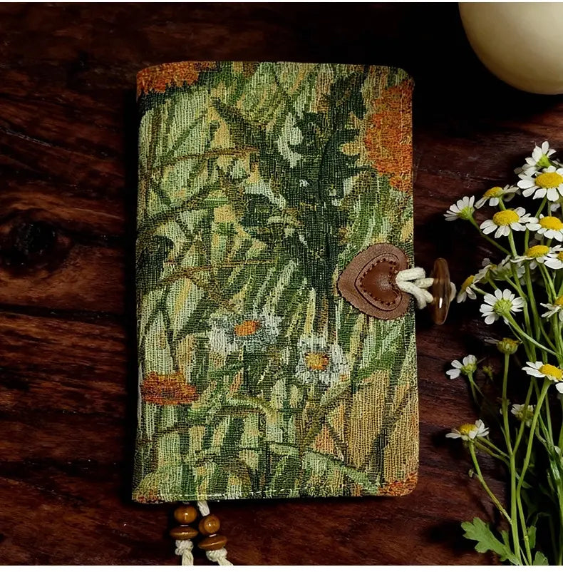 Kelsang Flower Fabric A6 Journal