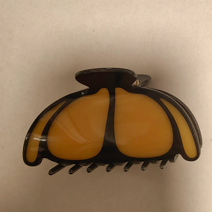 Vintage Stained Glass Hair Claw Clip