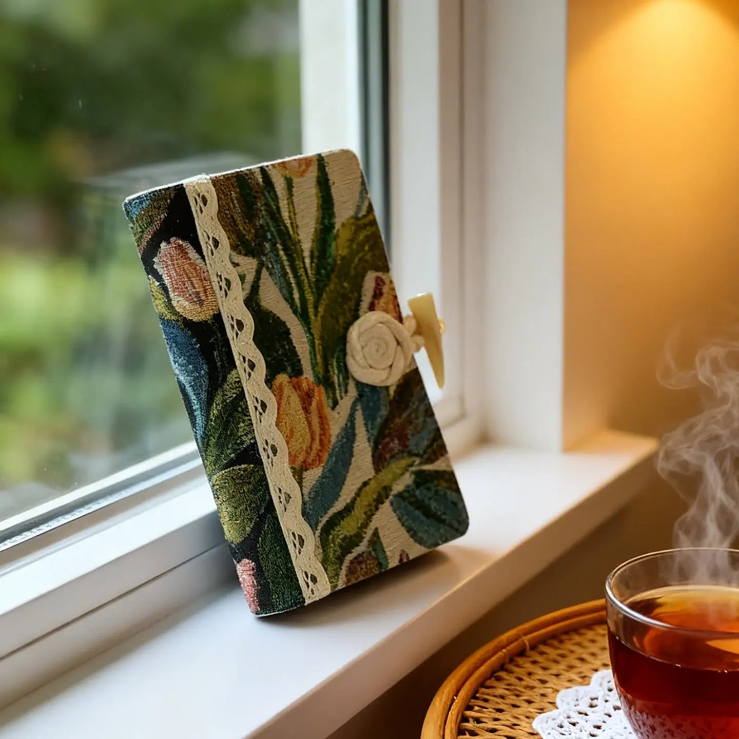 Tulip Fabric A6 Journal