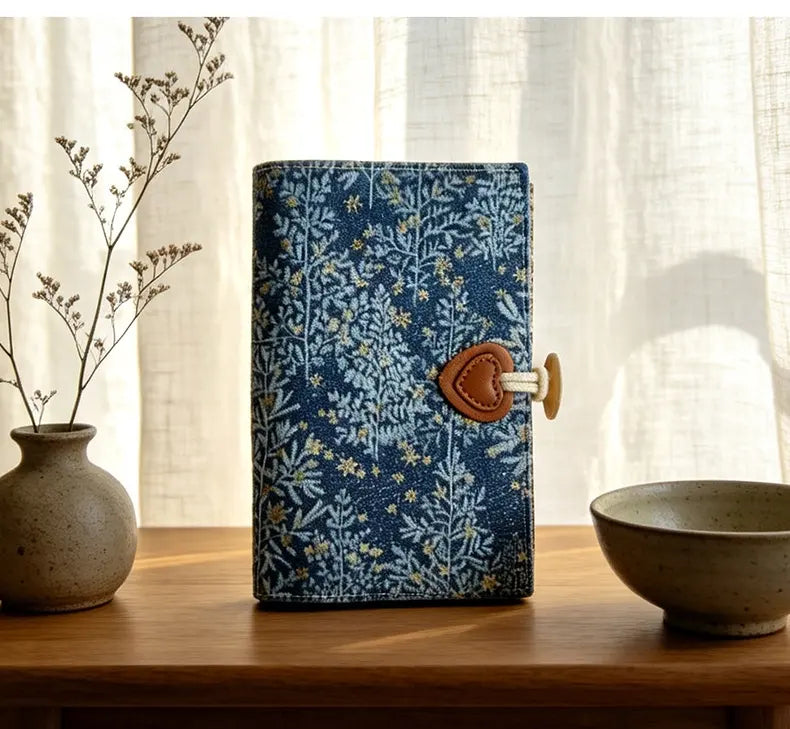 Snowflake Tree Fabric Journal