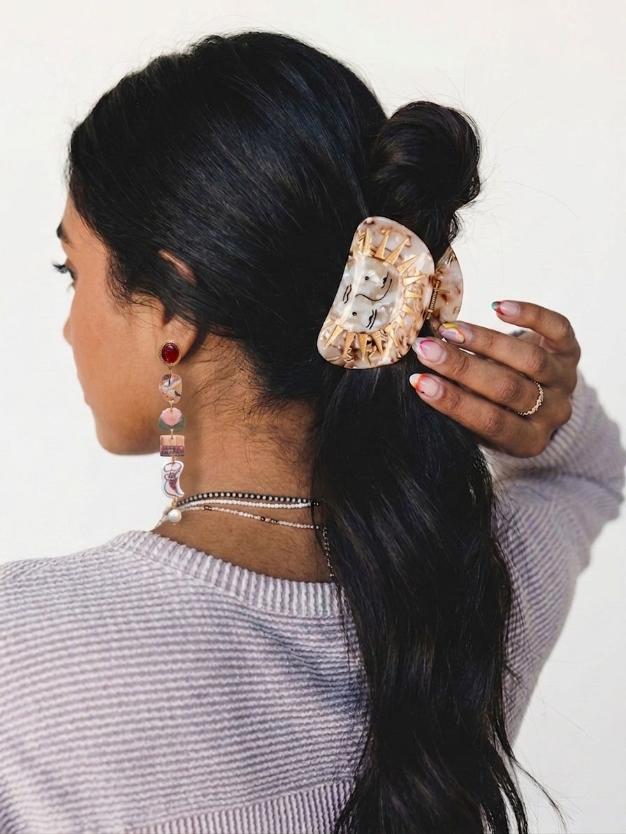 Asymmetrical Art Drop Earrings