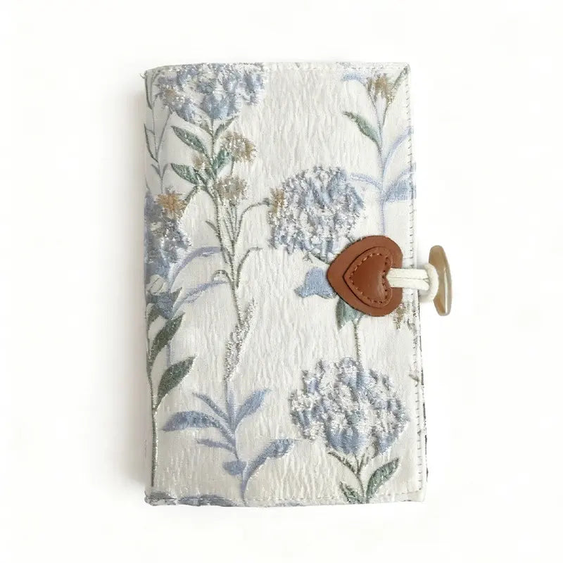 Retro French Hydrangea Fabric Journal