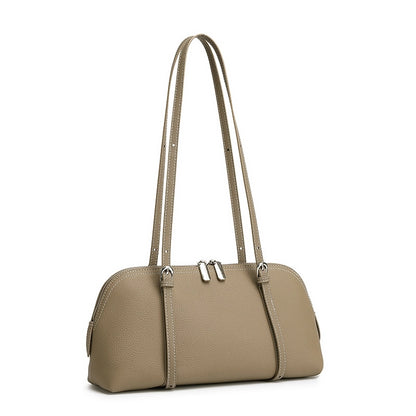 Vintage Leather Bowling Bag