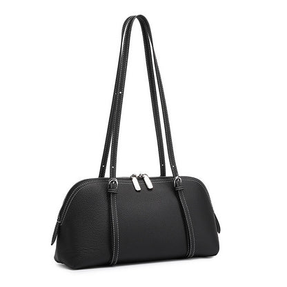 Vintage Leather Bowling Bag