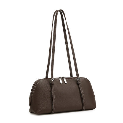 Vintage Leather Bowling Bag