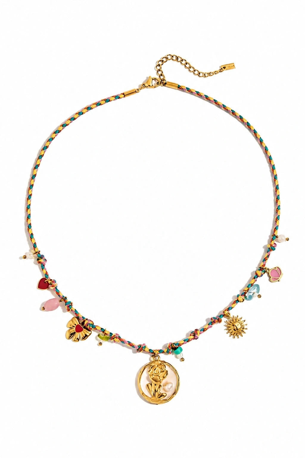 Rose Charm Necklace