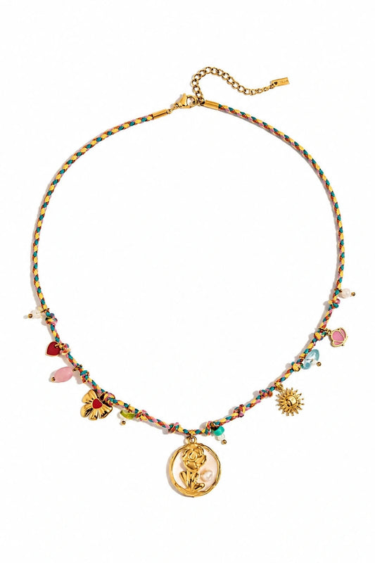 Rose Charm Necklace