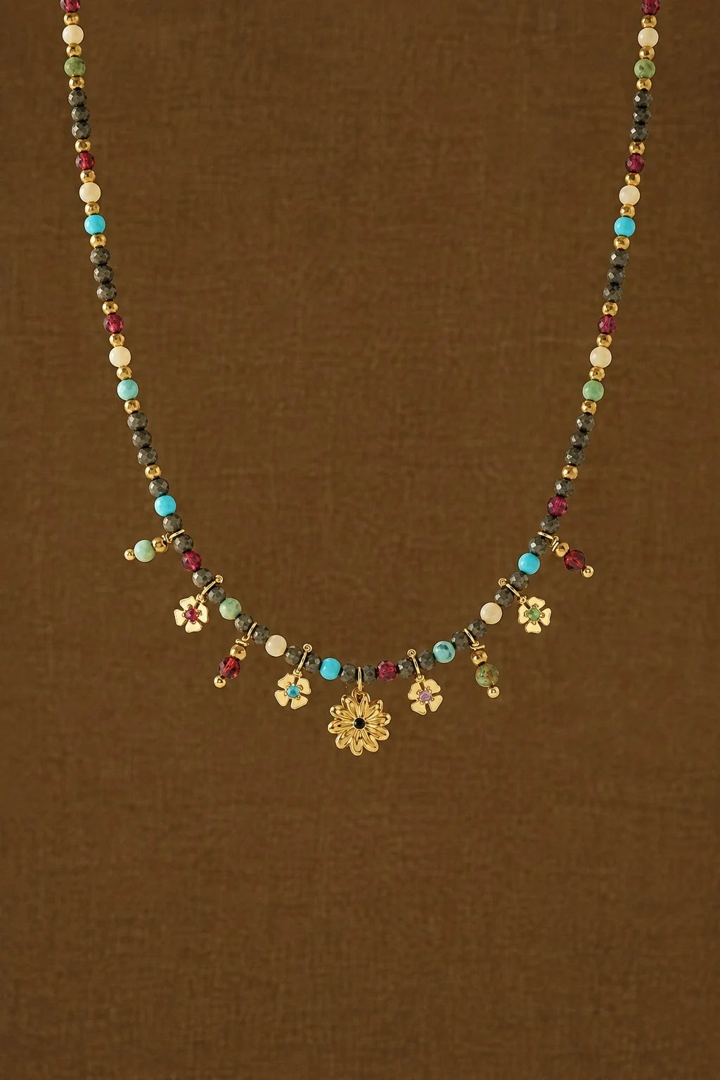 Sunburst Coin Necklace Set
