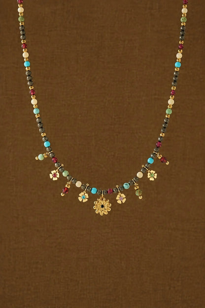 Sunburst Coin Necklace Set