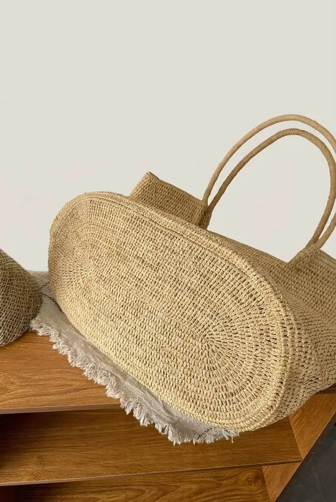 Crescent Woven Tote