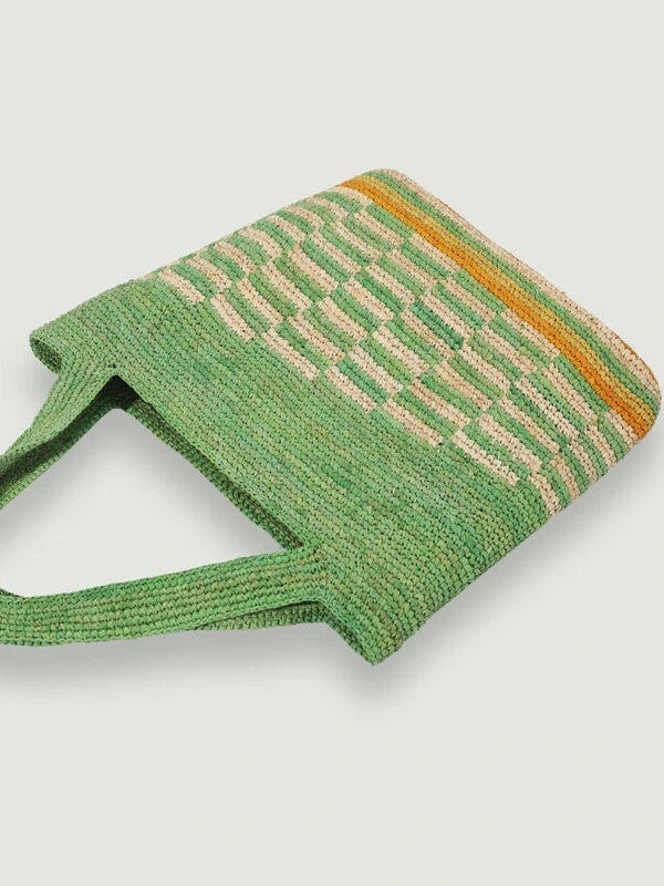 The Hand-Crocheted Wave Tote