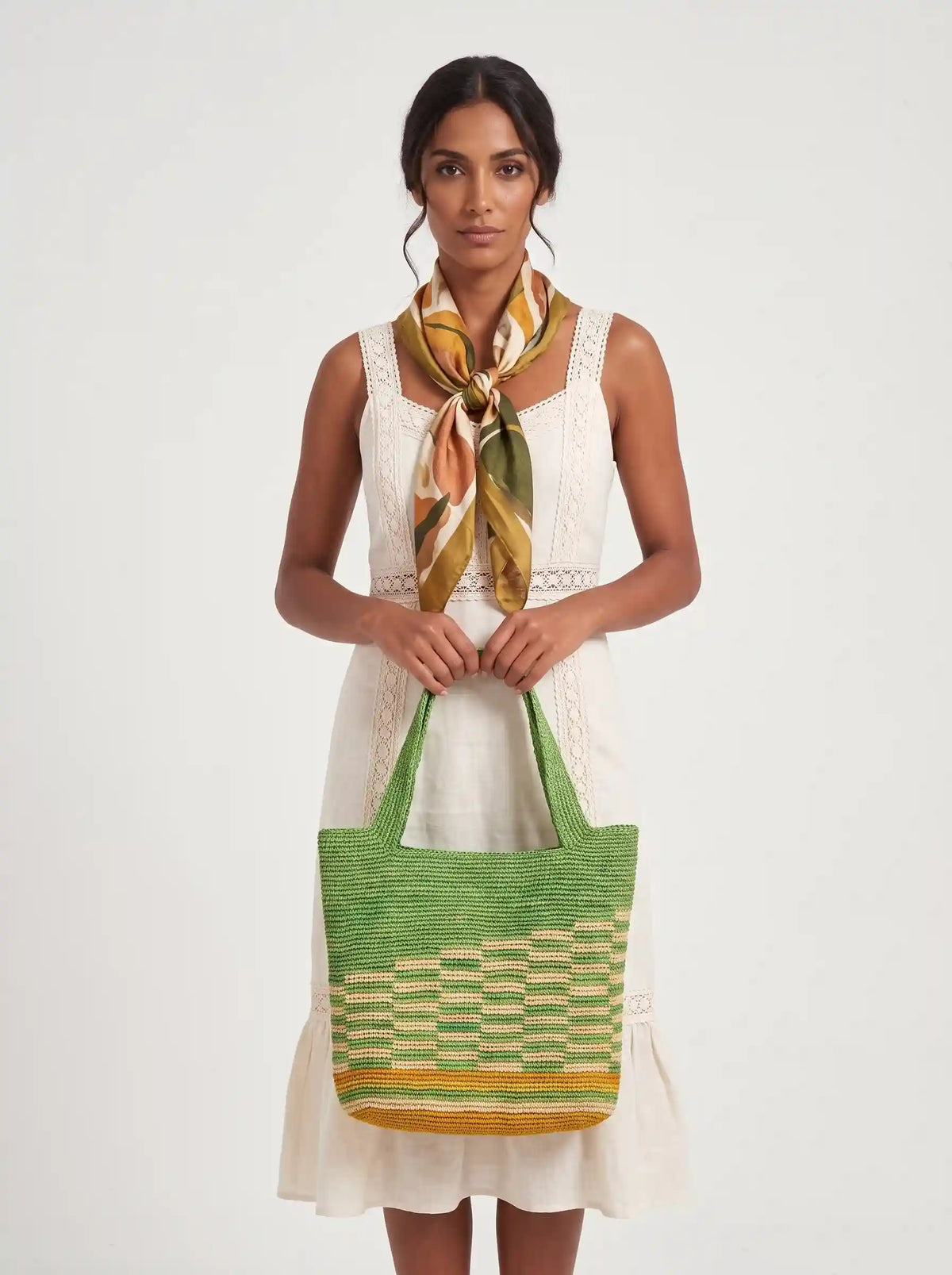 The Hand-Crocheted Wave Tote