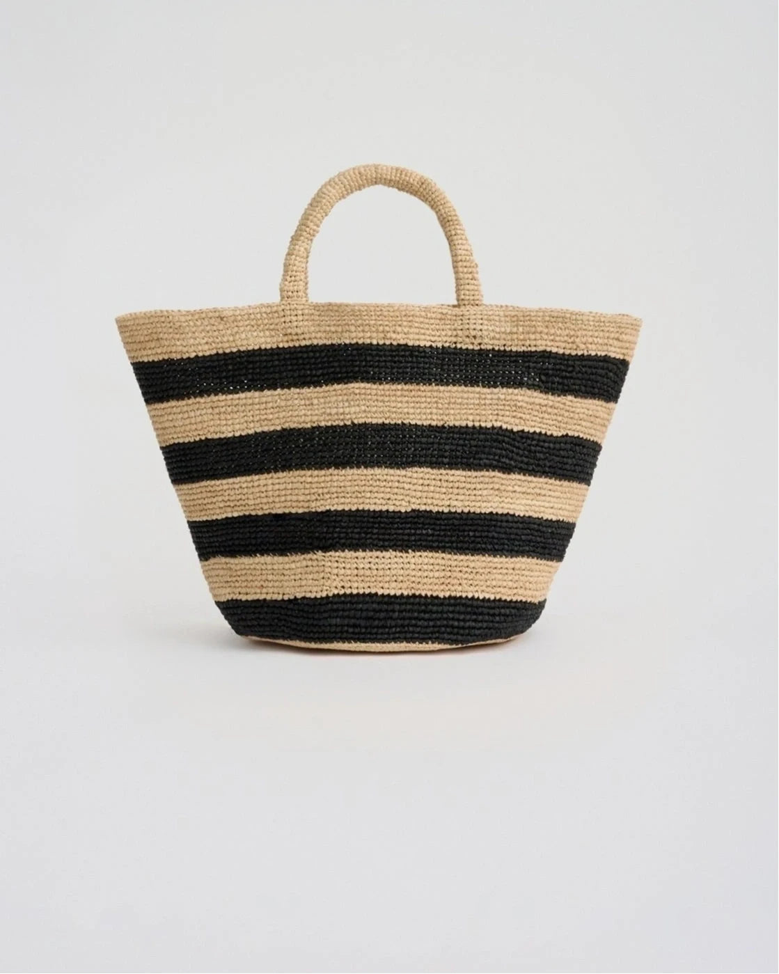 The Breton Striped Raffia Tote