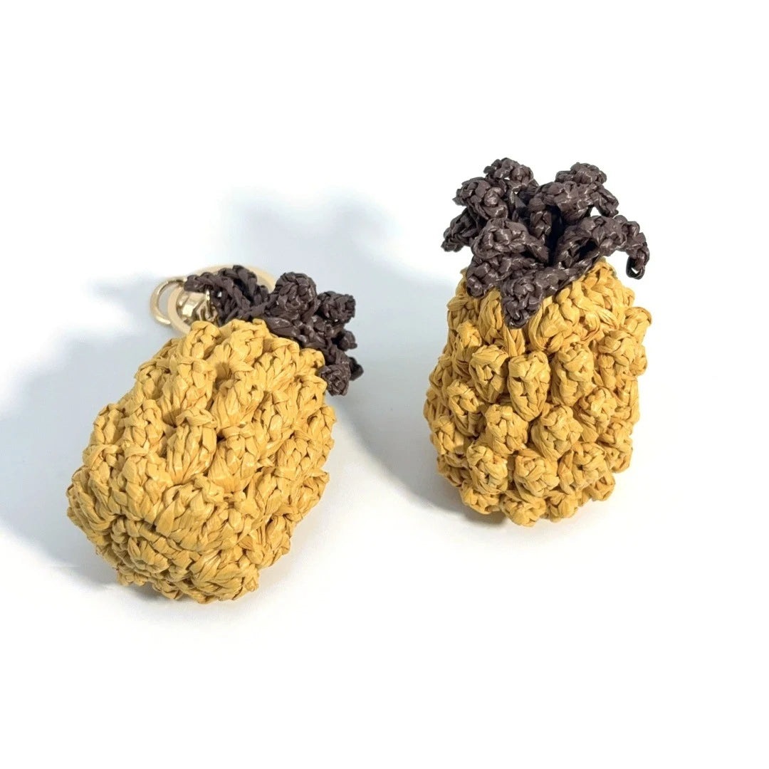 Handcrafted Raffia Pineapple Charm