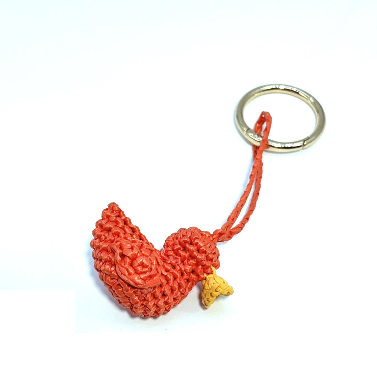 Handcrafted Raffia Duck Charm