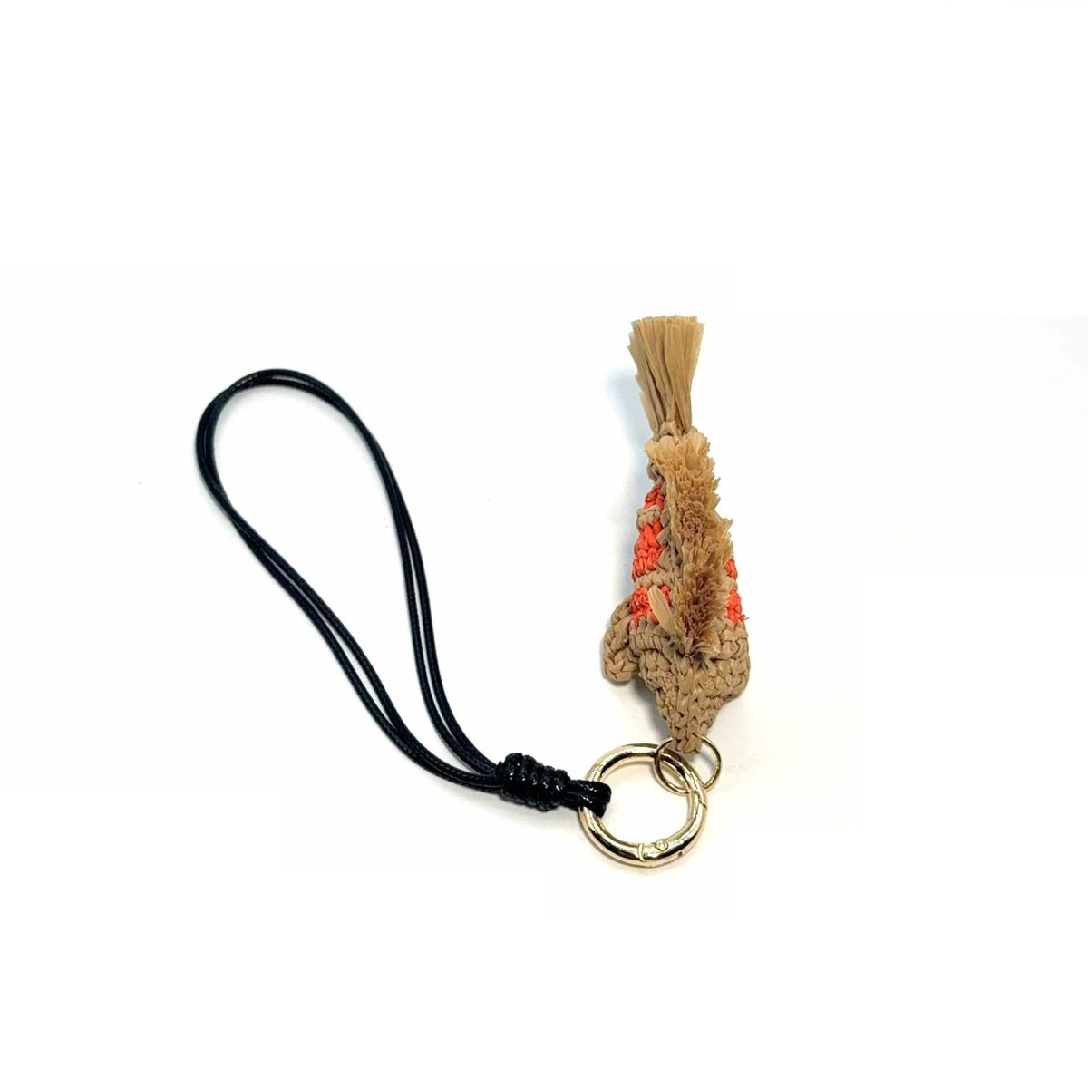 Handcrafted Raffia Fish Charm