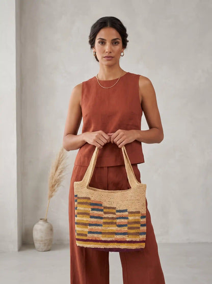 The Hand-Crocheted Wave Tote