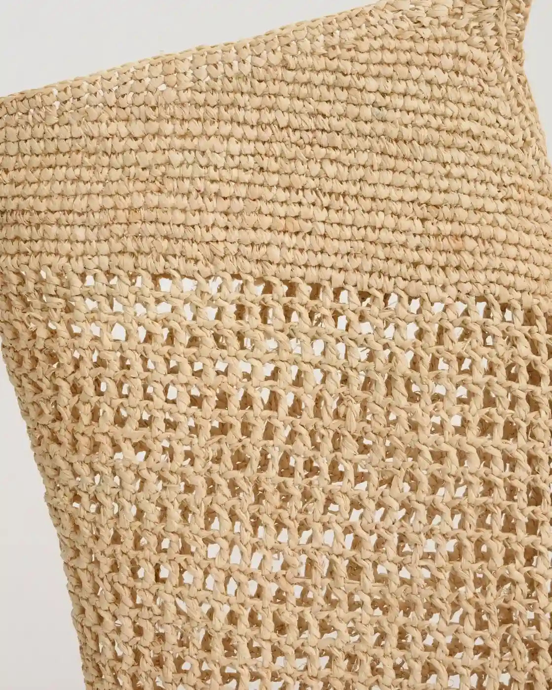 The Openwork Raffia Tote