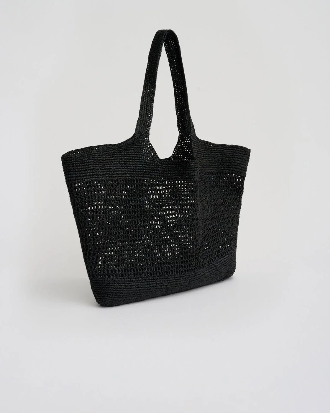 The Openwork Raffia Tote