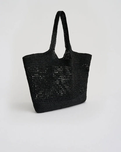 The Openwork Raffia Tote