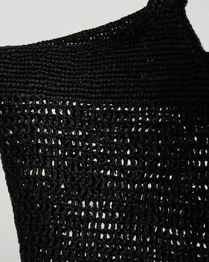 The Openwork Raffia Tote