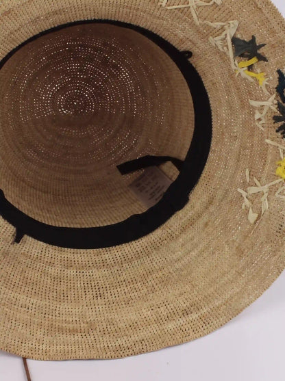 The Sedona Embroidered Straw Sun Hat