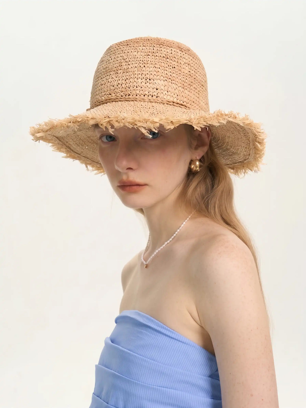 The Riviera Fringed Raffia Hat