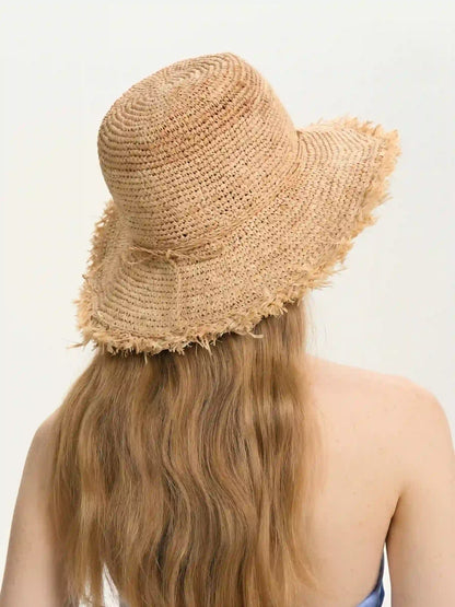 The Riviera Fringed Raffia Hat