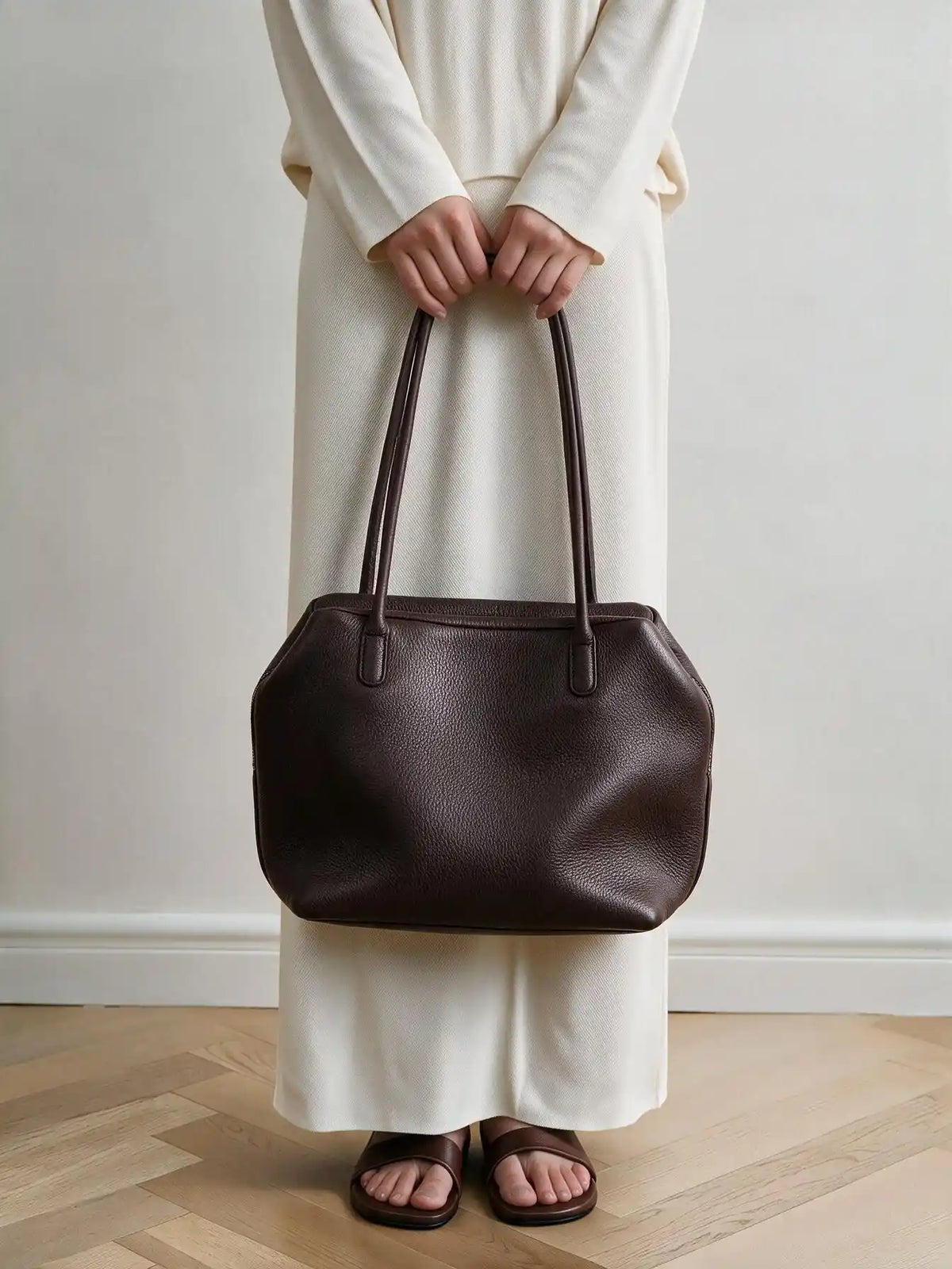 The Sculptural Zip Tote
